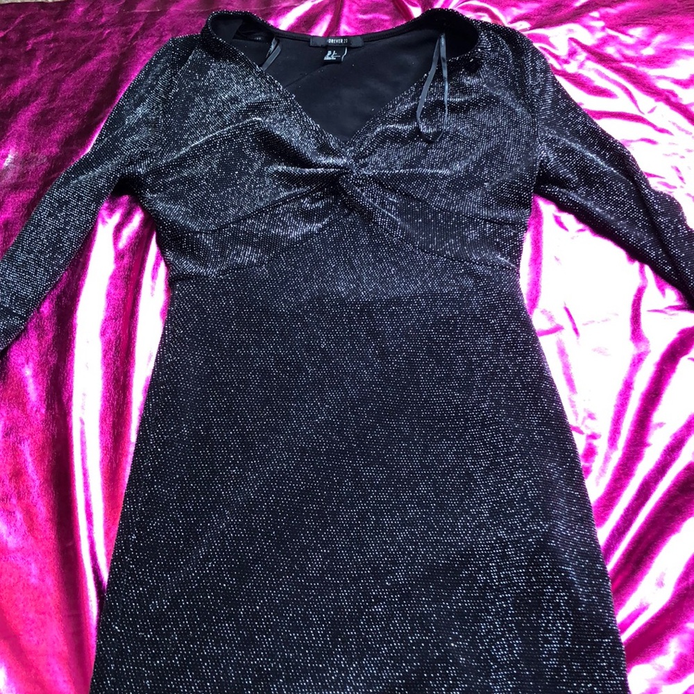 Glittery Black Dress